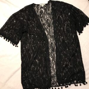 Ladies lace vest by Moral Fiber size medium